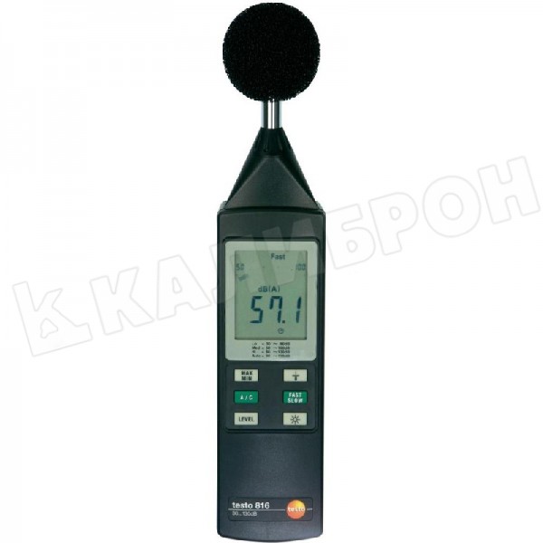 Измеритель уровня шума Testo 816-2 с поверкой 0560 8162П